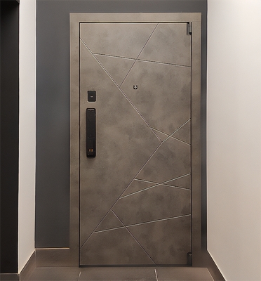 Дверь с геометрическим рисунком на МДФ Дверь с геометрическим рисунком на МДФ