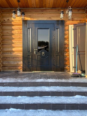 Входная группа со стеклопакетом Входная группа со стеклопакетом